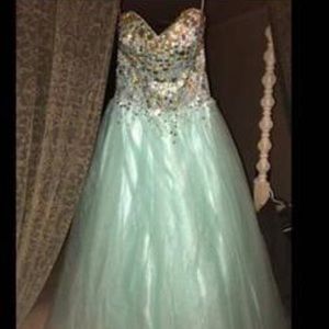 Prom dress worn once.  ( sold In person only )